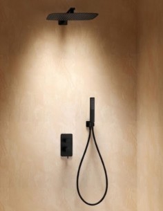 Conjunto de ducha monomando - negro mate TOSCANA de IMEX ambiente