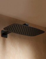 Conjunto de ducha monomando - negro mate TOSCANA de IMEX detalle