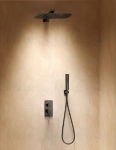 Conjunto de ducha monomando - negro mate TOSCANA de IMEX ambiente 2