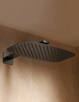 Conjunto de ducha monomando - black gun metal TOSCANA de IMEX detalle