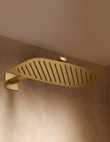 Conjunto de ducha monomando - oro cepillado TOSCANA de IMEX detalle