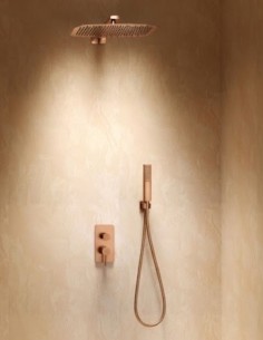 Conjunto de ducha monomando - oro cepillado TOSCANA de IMEX ambiente 2
