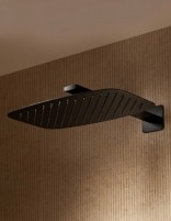 Conjunto de ducha termostático - negro mate/black gun metal TOSCANA de IMEX detalle