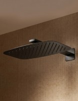 Conjunto de ducha termostático - negro mate/black gun metal TOSCANA de IMEX detalle