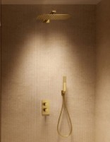 Conjunto de ducha termostático - oro cepillado TOSCANA de IMEX ambiente