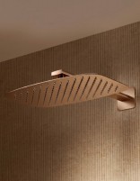 Conjunto de ducha termostático - oro rosa cepillado TOSCANA de IMEX detalle