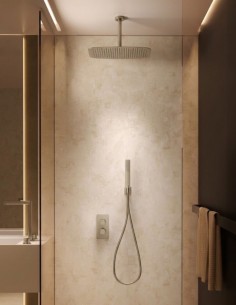Conjunto ducha empotrado termostático - cromo AREZZO de IMEX ambiente 2