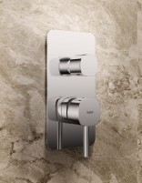 Conjunto ducha empotrado monomando - cromo AREZZO de IMEX detalle