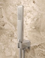 Conjunto ducha empotrado monomando - níquel cepillado AREZZO de IMEX detalle