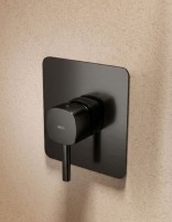 Set ducha 1 vía - black gun metal TOSCANA de IMEX detalle