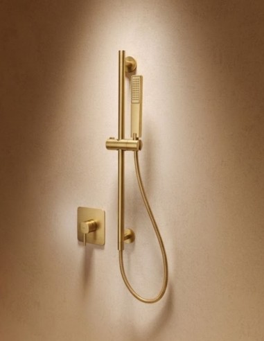 Set ducha 1 vía - oro cepillado TOSCANA de IMEX ambiente