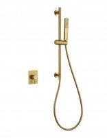 Set ducha 1 vía - oro cepillado TOSCANA de IMEX