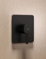 Set ducha 1 vía - negro mate TOSCANA de IMEX detalle