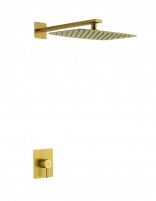 Set ducha 1 vía - oro cepillado TOSCANA de IMEX