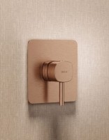 Set ducha 1 vía - oro rosa cepillado TOSCANA de IMEX detalle