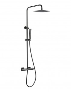 Columna de ducha monomando - negro mate FIRENZE de IMEX 2