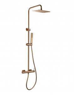 Columna de ducha monomando - oro cepillado FIRENZE de IMEX 2
