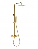 Columna de ducha monomando - oro cepillado FIRENZE de IMEX