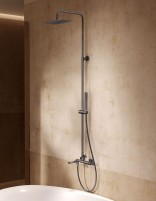 Columna de bañera monomando - black gun metal FIRENZE de IMEX ambiente
