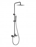 Columna de bañera monomando - black gun metal FIRENZE de IMEX