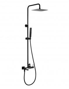 Columna de bañera monomando - negro mate FIRENZE de IMEX