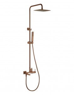 Columna de bañera monomando - oro cepillado FIRENZE de IMEX 2