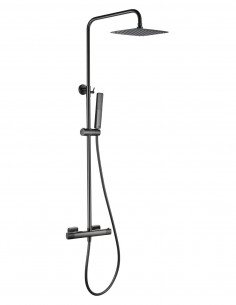 Columna de ducha termostática - negro mate FIRENZE de IMEX 2