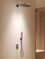 Conjunto ducha empotrado termostático - black gun metal FIRENZE de IMEX ambiente