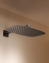Conjunto ducha empotrado termostático - black gun metal FIRENZE de IMEX detalle
