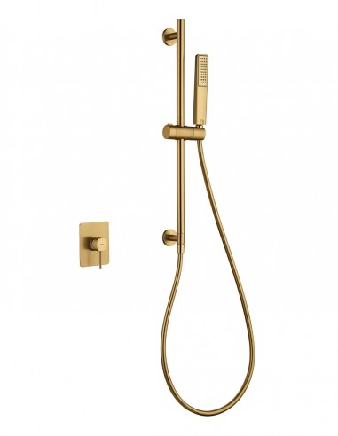Set ducha 1 vía - oro cepillado FIRENZE de IMEX