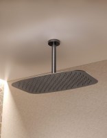 Conjunto ducha empotrado monomando - black gun metal SASSARI de IMEX detalle