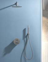 Conjunto ducha empotrado termostático - níquel cepillado BLESS de IMEX ambiente
