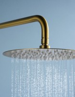 Conjunto ducha empotrado termostático - oro cepillado BLESS de IMEX detalle