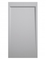 Plato de ducha tapa alargada gris 7035