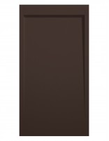 Plato de ducha tapa alargada chocolate