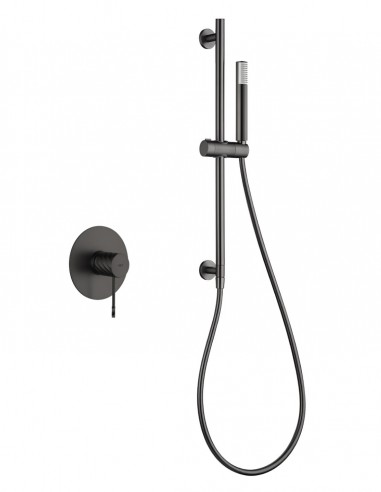 Set ducha 1 vía - black gun metal BLESS de IMEX