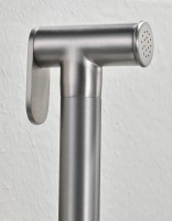 Ducha higiénica para bidé - níquel cepillado BLESS de IMEX detalle