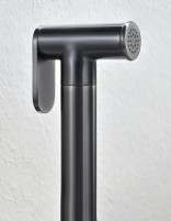Ducha higiénica para bidé - black gun metal BLESS de IMEX detalle