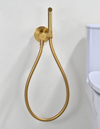 Ducha higiénica para bidé - oro cepillado BLESS de IMEX ambiente