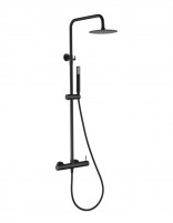 Conjunto de ducha monomando - negro mate GENOVA de IMEX