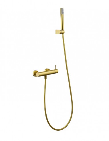Set de ducha monomando - oro cepillado GENOVA de Imex