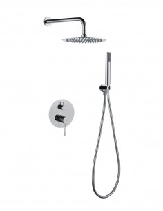 Conjunto ducha empotrado monomando - cromo GENOVA de Imex