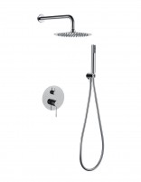 Conjunto ducha empotrado monomando - cromo GENOVA de Imex
