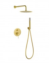 Conjunto ducha empotrado monomando - oro cepillado GENOVA de Imex