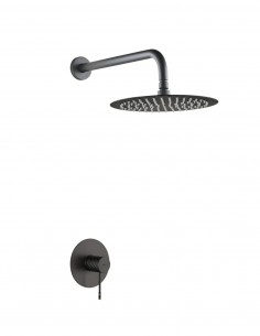 Set ducha 1 vía - negro mate GENOVA de IMEX 2