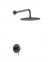 Set ducha 1 vía - black gun metal GENOVA de IMEX
