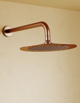 Set ducha 1 vía - oro rosa cepillado GENOVA de IMEX detalle