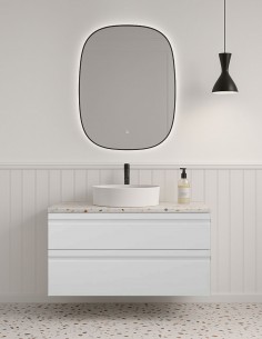 Mueble baño Avila Dos Natalia - 2 cajones con lavabo sobre encimera