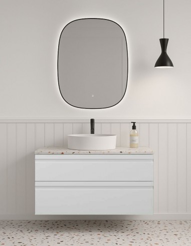 Mueble baño Avila Dos Natalia - 2 cajones con lavabo sobre encimera