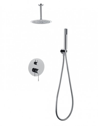 Conjunto ducha empotrado monomando - cromo PIAMONTE de Imex